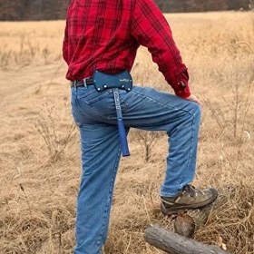 Resim Storemax , Edba Eagle Çift Kesme Kenarlı Balta, Deri Saplı. 