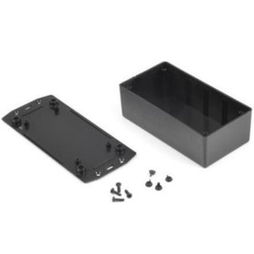 Resim Elektronik Proje Kutusu (Ölçüleri: 68X130X44Mm) - Siyah 