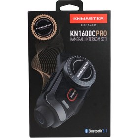 Resim Knmaster KN1600C PRO Kameralı Motosiklet Kask İnterkom Bluetooth İntercom Kulaklık Seti 