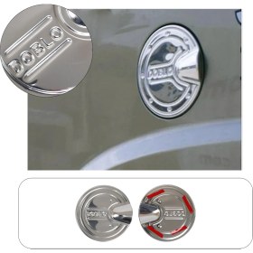 Resim Brsplast Fiat Doblo Uyumlu 2000-2010 Krom Depo Kapağı Paslanmaz Çelik 