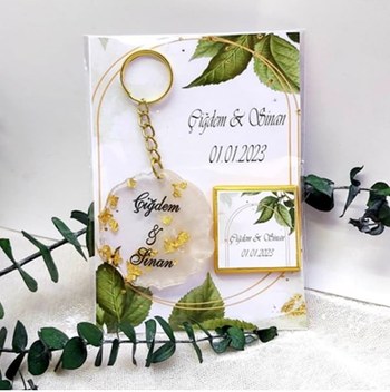 Kurdelalalı Makrome Anahtarlık Nişan Hediyesi Nikah Hedi(20 Adet)