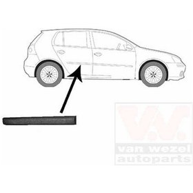 Resim Volkswagen Golf5 2004 2010 Kapı Bandı Arka Sağ 4 Kapılıya Göre Oem No:1k48537549b9 