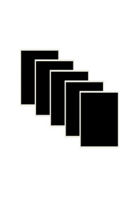 Resim Adet Lazer Gravür İşaretleme Kağıdı, 15x10.63 İnç Siyah Karartma Kağıtları 