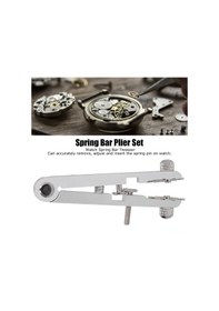 Resim Xindoker Saat Kayış Çıkarma Araç Seti - Alüminyum V Tipi Pin Çekici Ve 4 Adet Pin İle Saat Tamiri Gereçleri 