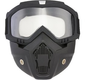Resim Motosiklet Açık Maske Rüzgar Geçirmez Kum Spor Gözlük 