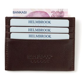 Resim Barry Erkek RFID Korumalı Deri Kartlık - Kahverengi 