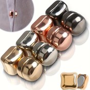 Resim 4/8 Çift Parıltılı Metal Manyetik Şal Klipsi, Çeşitli Renkler, Yuvarlak ve Kare Tasarımlar, Güvenli ve Şık Şal Klipsi Seti, Kadın Giyim ve Şallar için Uygun, Küçük ve Çengelli Tasarım, Çok Fonksiyonlu Moda Aksesuarları 