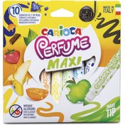 Resim Nessiworld Carioca Kokulu Jumbo Keçeli Boya Kalemi 10'Lu 