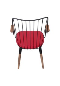 Resim Mutfak Sandalyesi Cafe Sandalyesi Salon Kollu Sandalye 