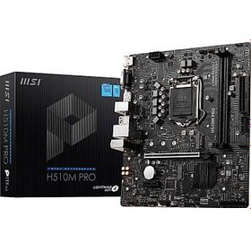 Resim Msı PRO H510M-B 2933MHz DDR4 M.2 USB3.2 mATX 1200p Anakart 