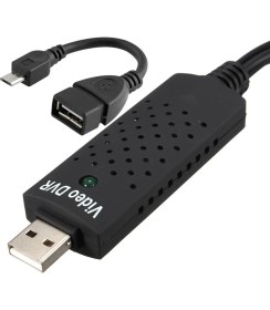 Resim Gplus DC60 2 in 1 Android Micro OTG+UTV007 Video Dvr Windows 10 Uyumlu Görüntü Yakalama Capture Cihazı 