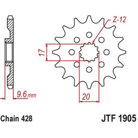 Resim Ön Dişli Ktm Sx 85cc Dişli Sayısı : -1 2004-2017 
