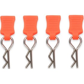 Resim Kosona Traxxas, Hsp, Redcat, Rc4wd Tamiya İçin 1/10 Rc Araç Kabuğu Sabitleme Pimi, 4 Parça, Turuncu 