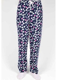 Resim Cepsiz Kışlık Polar Kadın Pijama Altı Je11 Lacivert 