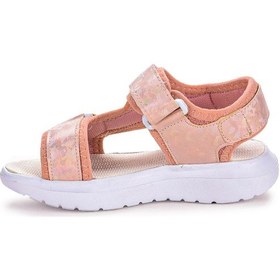 Resim Kiko Kids 333 Hologram Cırtlı Kız Çocuk Sandalet Ayakkabı Pudra 
