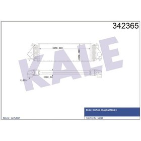 Resim Turbo Radyatörü Suzuki Grand Vitara Ii (Al Pl Brz) 504645109 