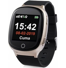 Resim Tsmart S03 GPS Akıllı Çocuk ve Yetişkin Alzheimer Saat (Distribütör Garantili) 