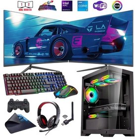 Resim Rogame RKT661217 i5-14400F 32 GB 1 TB M2 12 GB Çift 24" Free Dos Masaüstü Oyuncu Bilgisayarı 