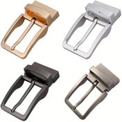 Resim Yeni İğne Tokalı Günlük Erkek Bel Kemeri ve Suni Deri Askılı Askılar 