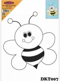 Resim Dkt007 Desenli Tuval Kompozit Boyama 25x35 Cm 