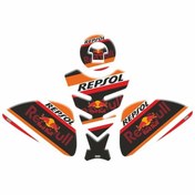Resim GOGOPREMİUM HONDA CBR 125cc-250cc 2005 - 2018 UYUMLU Tank Pad Set 001 