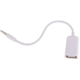 Resim Crackedice Usb Dişi - Aux 3.5mm Erkek Jak Fişi Ses Dönüştürücü Kablo 