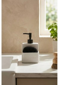 Resim Rory Sünger Hazneli Sıvı Sabunluk - 480 Ml Beyaz 