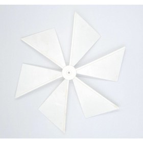 Resim ALION Beyaz Bodrum Yel Değirmeni 27cm Dekoratif Pervane Rüzgar Gülü Stili 