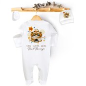 Resim Niles Baby design for baby Tulum Set Bal Böceği Yazılı (TULUM BERE ELDİVEN) 