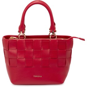 Resim Kırmızı Deri Kadın El Çantası - S25Y1BC80408-H4B 