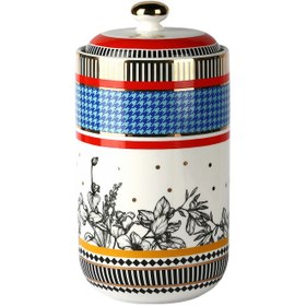 Resim Lucky Art LYHD 637 Maggey New Bone China Porselen Kavanoz 21cm 