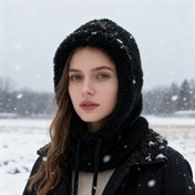 Resim Kadınlar İçin Yumuşak Polar Balaclava Kapüşonlu Atkı & Boyunluk - Ayarlanabilir Kapüşonlu Yüz Maskesi, Hafif Termal Kış Spor Ekipmanı Kayak, Bisiklet, Snowboard İçin - Sıkı Oturum, Makinede Yıkanabilir (Toplu Değil) 