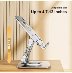 Resim Gtx Jaculus 10.4 '' Uyumlu 360 Derece Dönebilen Katlanabilir Metal Stand 