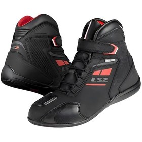 Resim Ls2 Garra Wp Bot Siyah-kırmızı 