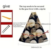 Resim Cloud011 Japon Tarzı Vinç Sarı Vites Ve Cam Toz Kılıf Seti: El Yapımı Sentetik Fiber Aksesuar 