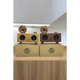 Resim Astraltech Çalar Radyo Müzik Kutusu Nostaljik Hoparlör Speaker 