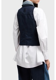 Resim Armani Exchange Bayan Kot Ceket Xw000558 Af12845 Mb115 Lacivert Lacivert 