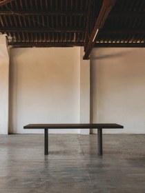 Resim Murakami Siyah Meşe Yemek & Toplantı Masası 