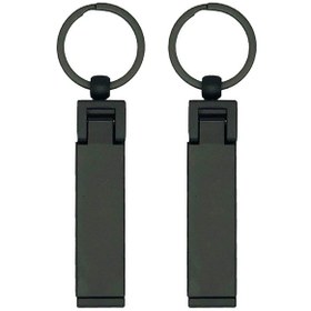 Resim Suofeng Zinc Alloy Çift Fonksiyonlu Masa Çanta Kanca Ve Telefon Tutucu - Katlanabilir, Taşınabilir, 2 Adet Siyah 