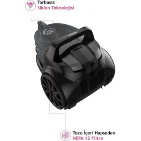 Resim Altus Hepa 12 Filtre 890 W Emiş Güç Toz Torbasız Süpürge 
