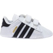 Resim Adidas Beyaz Erkek Bebek Patik S79916 SUPERSTAR CRIB 