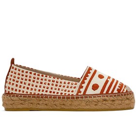 Resim Karma Kastamonu Taş Baskı Kadın Düz Espadril 