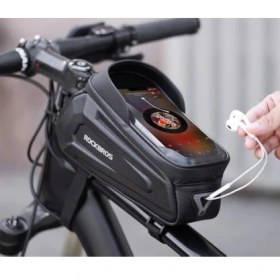 Resim Xhang Bisiklet Çantası Ön Gidon Bisiklet Telefon Tutucu 5.8 /6.8 Inç Mtb Aksesuarları Bisiklet Çerçeve Çanta | Bisiklet Çantaları ve panikler 