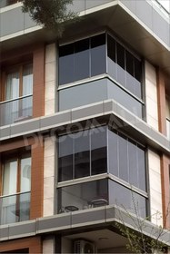 Resim DECOMALL Cam Balkon Cam Filmi Kaplama Siyah Koyu Kaplama Güvenlik Filmi 50 cm x 200 cm 