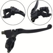 Resim Tongdashop Siyah Motor Tutacakları - Reflektörlü Ayna Bağlantısı, Büyük Boynuz Braketleri, Siyah Kauçuk Tutmaçlar Ve Metal Kollar İle Motosiklet Ve Atv Aksesuarları 