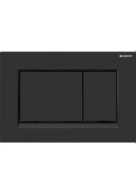 Resim Geberit Sigma30 115.883.dw.1 Çift Kapaklı Kumanda Paneli Siyah/ M Siyah 