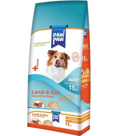 Resim Paw Paw Kuzu Etli ve Pirinçli Yetişkin Köpek Maması 15 KG 