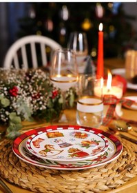 Resim The Mia Globe Pasta Tabağı 6 Lı Set 19 Cm New028 