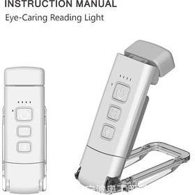 Resim Wezone Usb Şarjlı Kitap Okuma Lambası - Göz Koruma Led Masa Lambası Diğer 