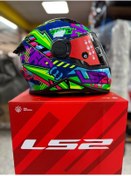 Resim LS2 Kıd Svent Mavi-yeşil Çocuk Kask 